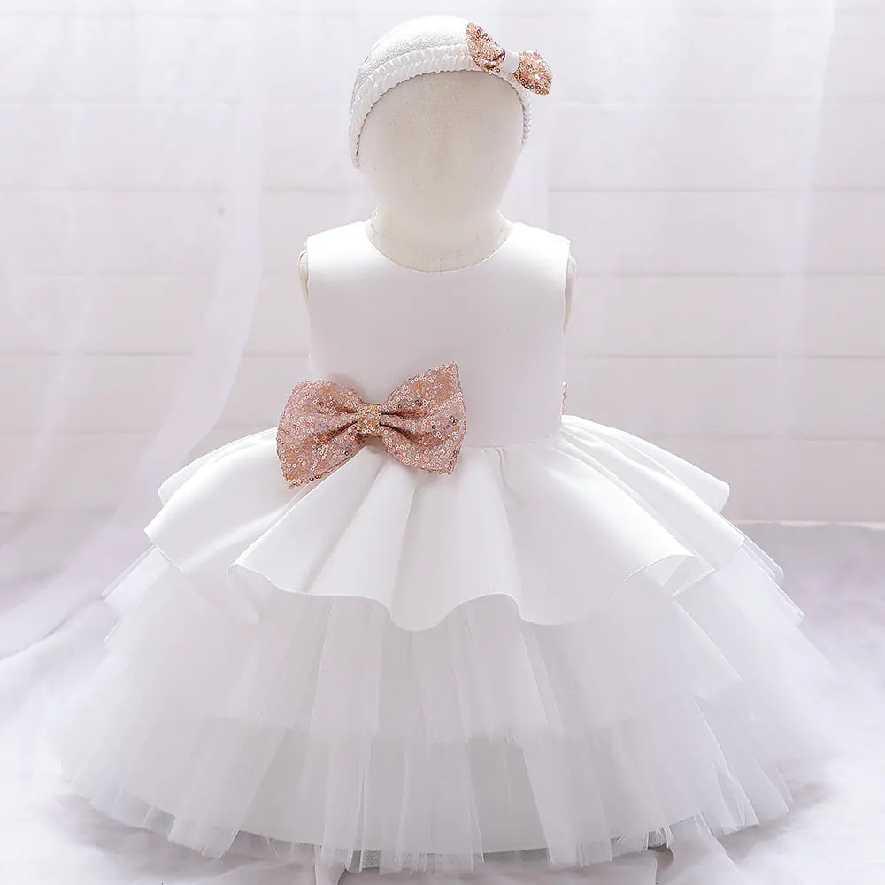 Cute Girl Lace Bow Tutu Skirt for Baby Princess Dress  - 888