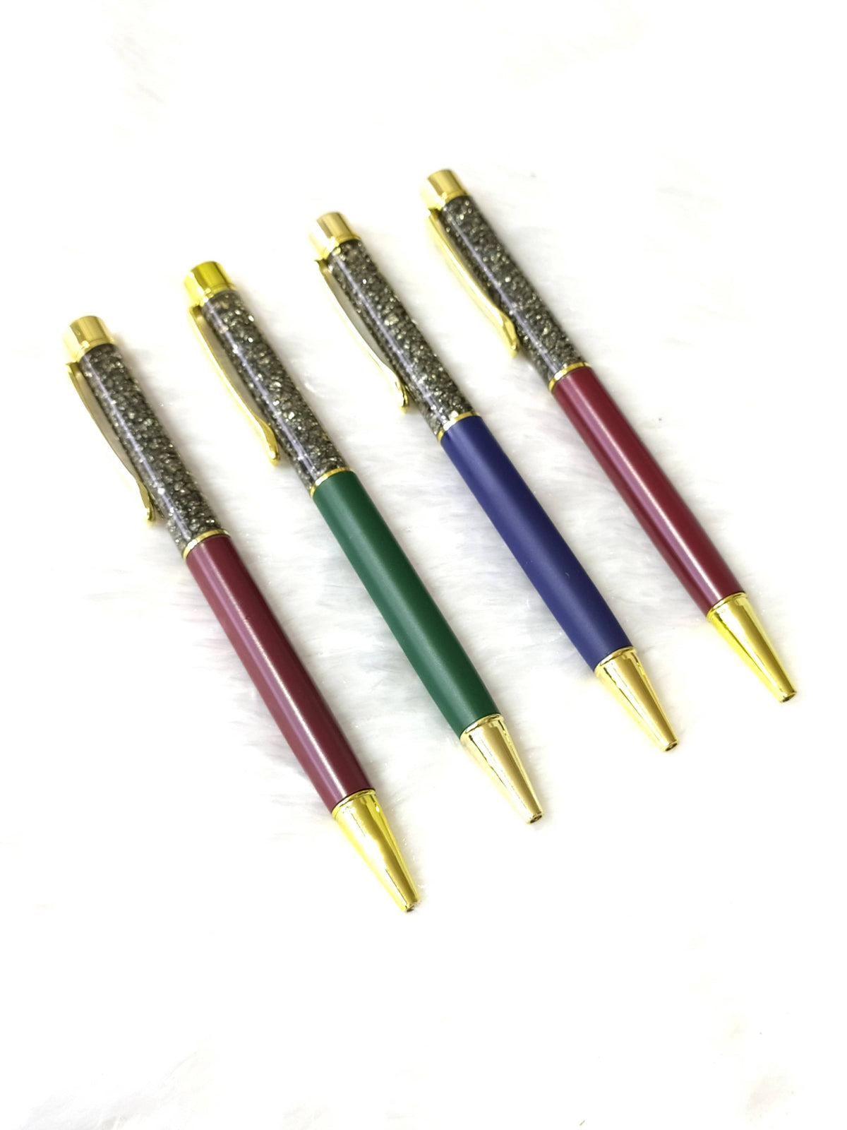 Pyrite Crystal Pen, Manifestation Pen, Healing Pen.