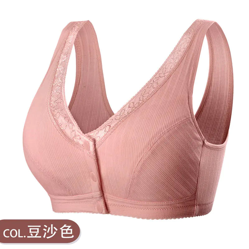 Cotton Wireless Sports Bra for Older Women (Plus Size) - Lingerie