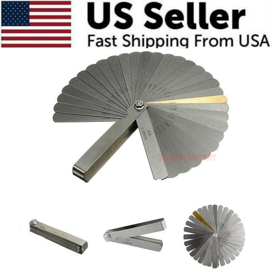 32 Blade Feeler Gauge Dual Reading Combination Feeler Gauge Metric & SAE US seller NEW