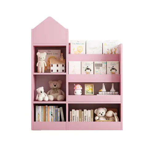 Children's pink Wooden Bookshelf