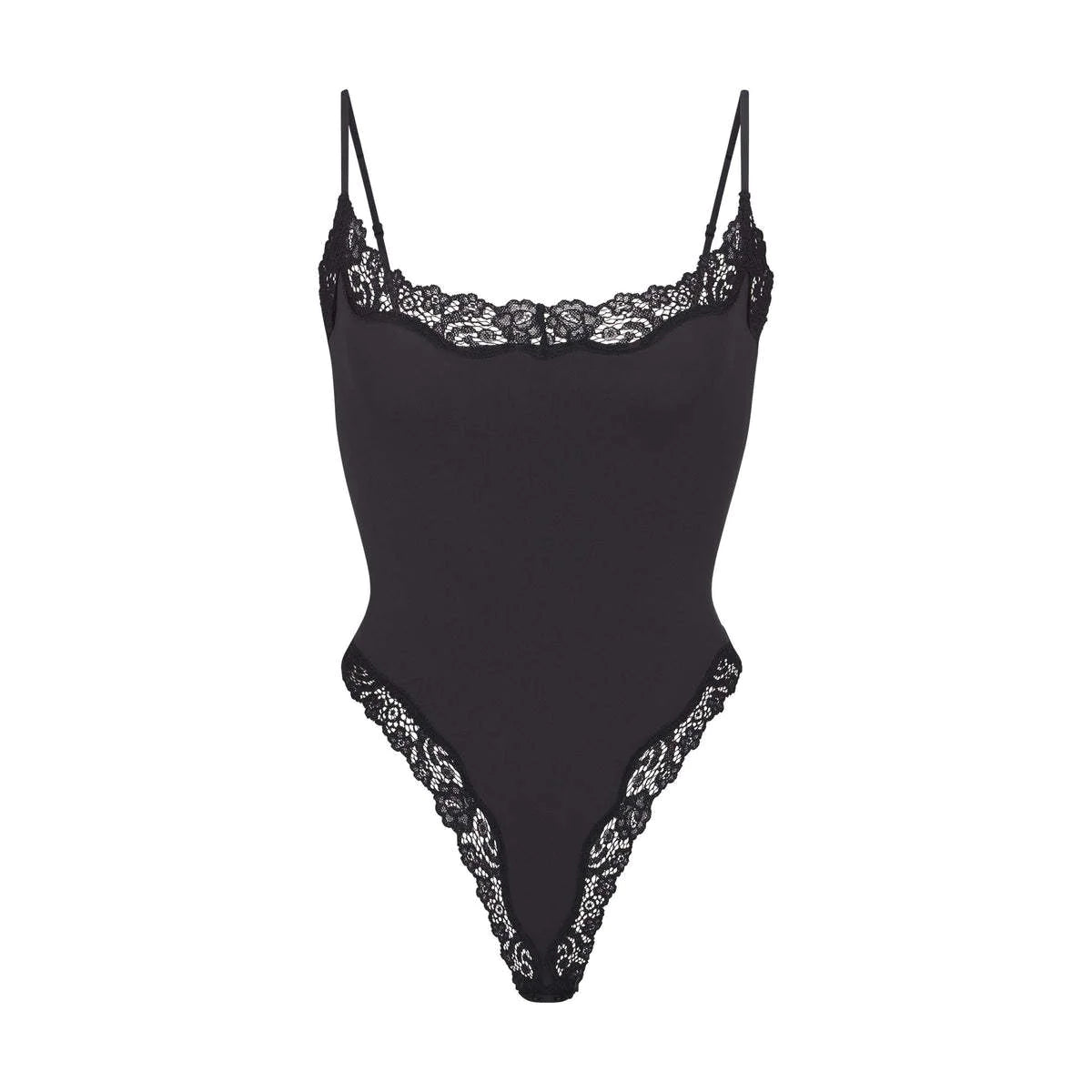 Strappy Lace One-Piece Open Crotch Bodysuit – Comfortable Lingerie