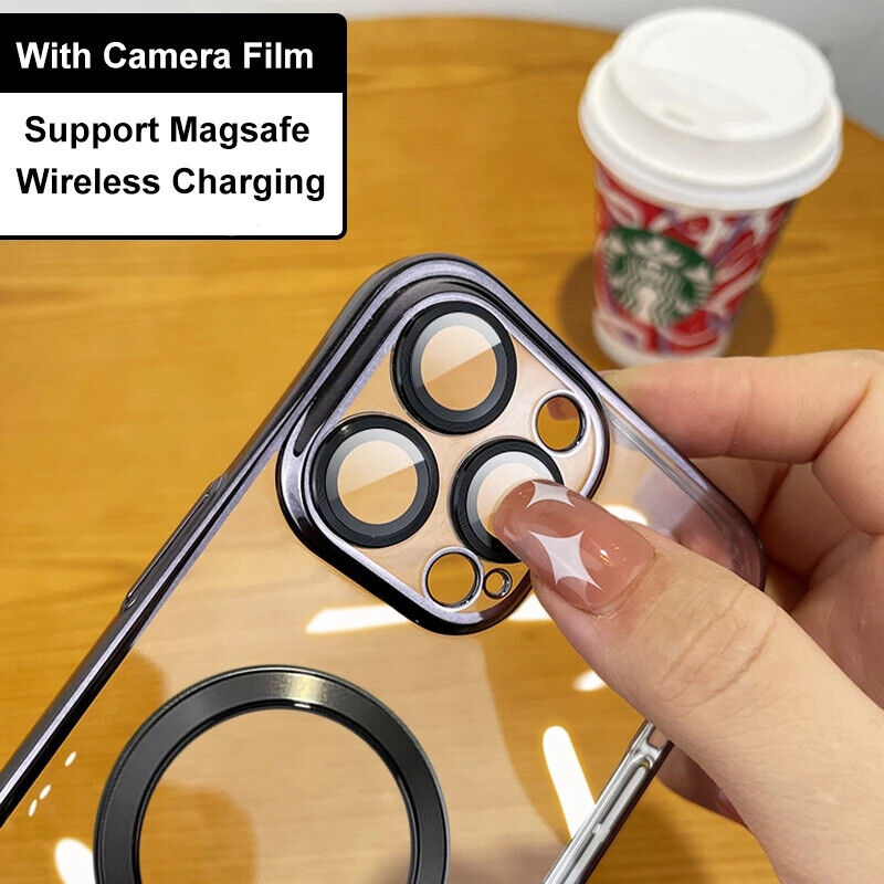 For Apple iPhone 14 13 12 11 Pro Max Case Mag Safe Magnetic Camera Lens Cover - Us seller