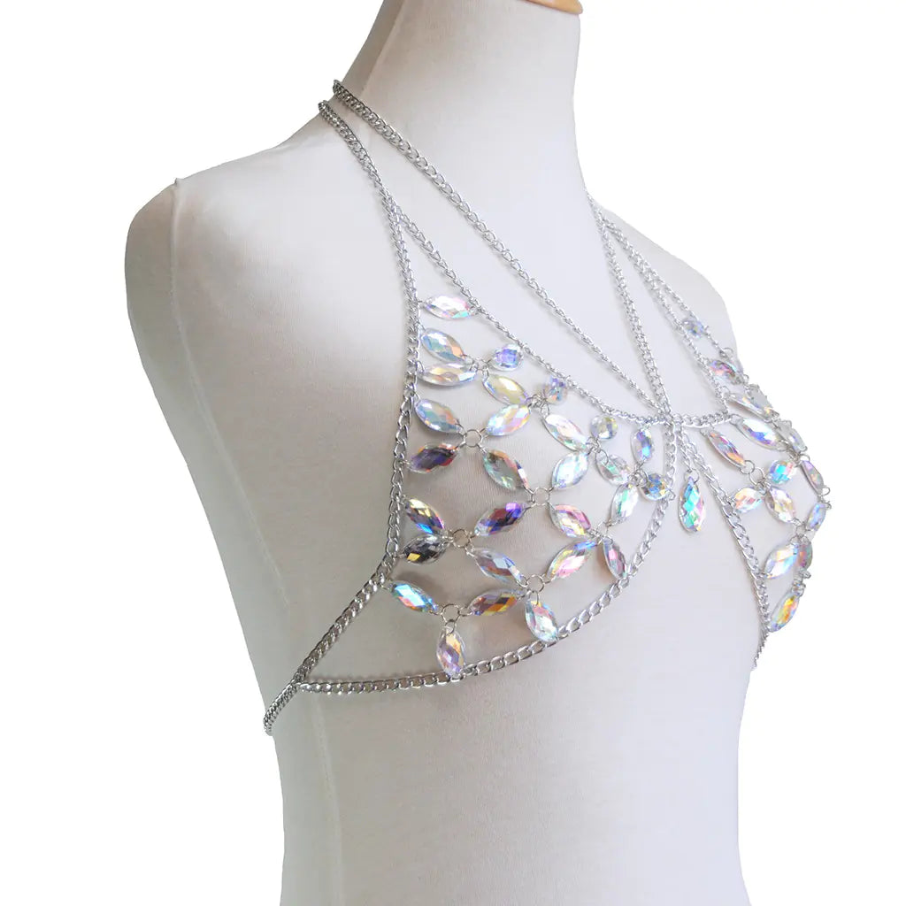 2019 Fashion Women's Sexy Bikini Backless Body Chain - Lingerie