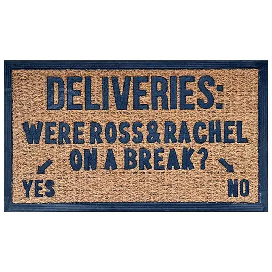 Funny Coir Doormat Hello There Welcome Front Porch Decor Doormat For The Entrance Way Outdoor With Heavy-Duty Non Slip Coconut Coir Doormat 30x17 Inch