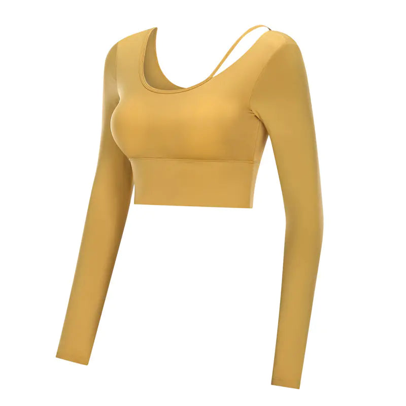 Women's Yoga Top with Padding for Autumn and Winter - Lingerie