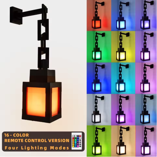Pixel Style RGB Lantern Light - 888