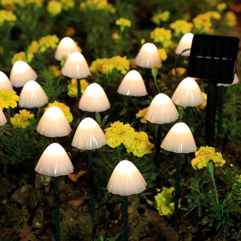 LED Solar Mushroom Lights for Outdoor Garden Decor - 888