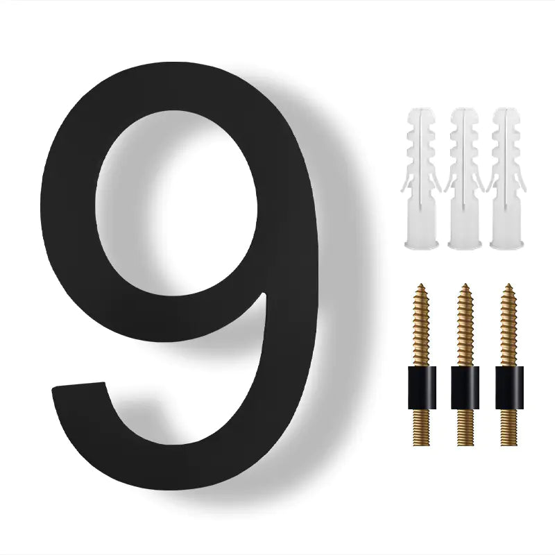 Acrylic Floating House Number - 888