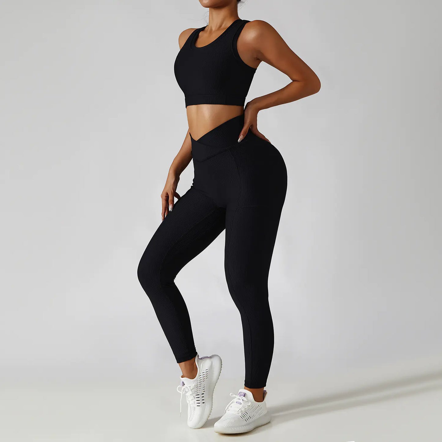 Women's Shockproof Push-Up Sports Bra - Lingerie