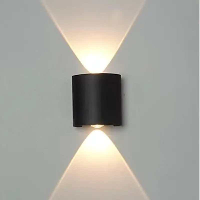 Outdoor Plastic Wall Light with Multi-Directional Illumination