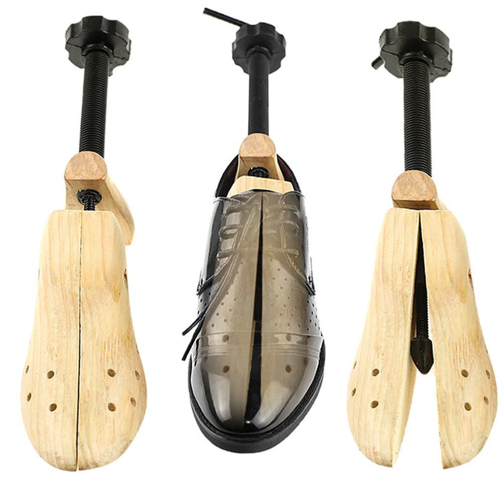 2-Way Wooden Adjustable Shoe Stretcher Expander Men Women Boot Size US 5-13 - Us seller
