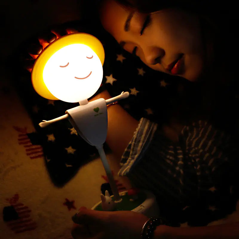 LED USB Charging Scarecrow Night Light for Home