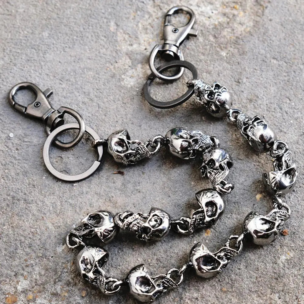 Metal Skull Pants Chain - 888