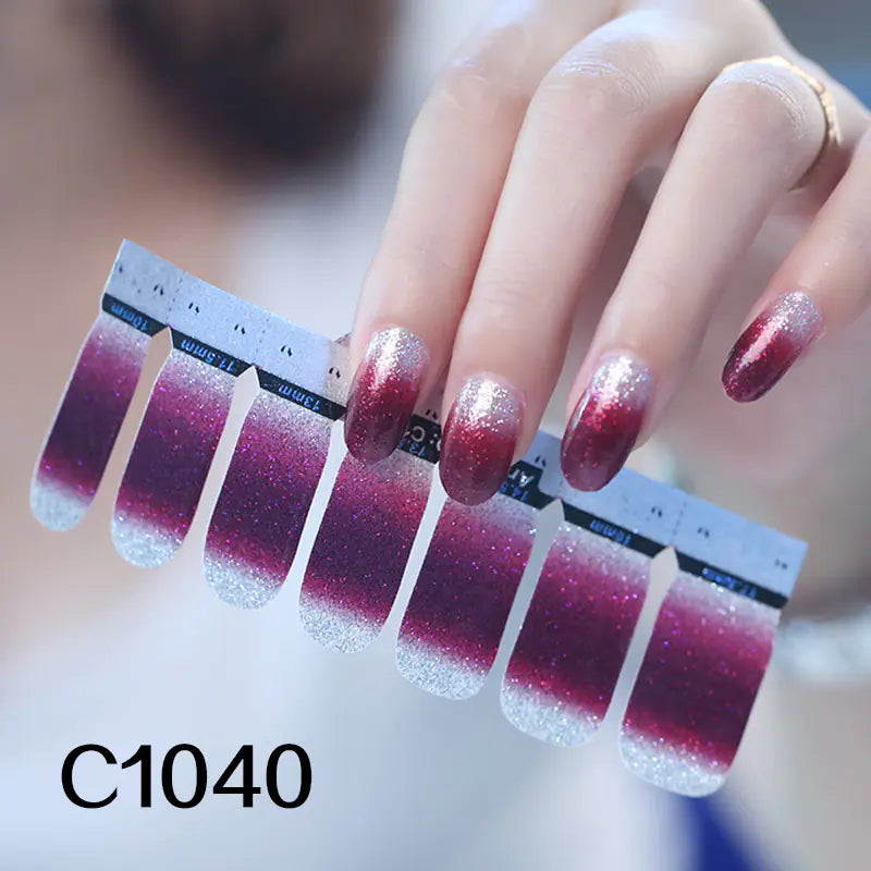 Nail Stickers, Peelable Nail Polish Gel