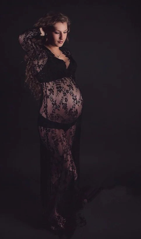 Maternity Lace Dress for Photography and Special Occasions  - 888