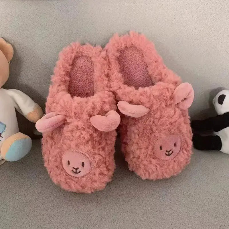 Cute Cartoon Cotton Slippers for Couples - Winter Warmth- 888