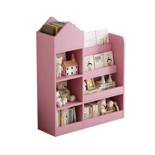Children's pink Wooden Bookshelf