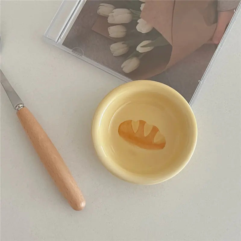Korean Style Bread Toast Tableware Set for Home