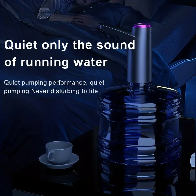 Wireless Portable USB Charging Water Bottle Pump