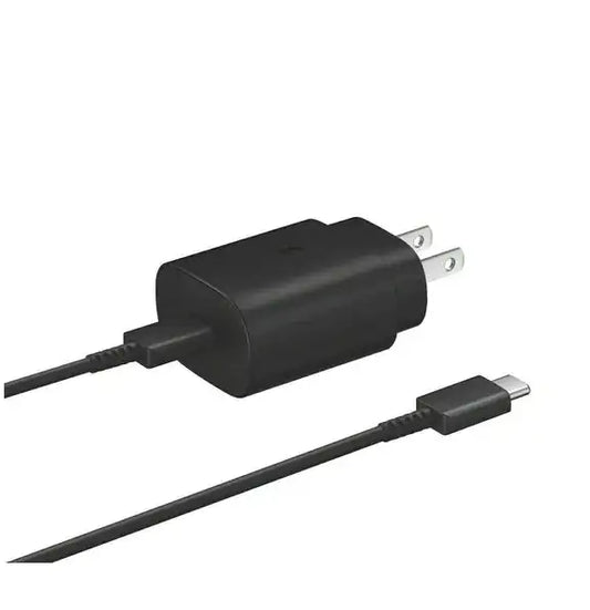 25W Type USB C Super Fast Wall Charger 6FT Cable For Galaxy S20 S21 S22
