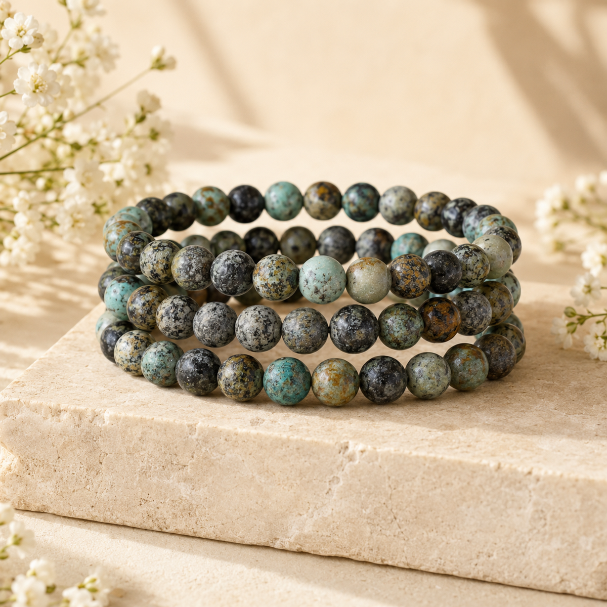 African Turquoise Bracelet (Transformation and Love).