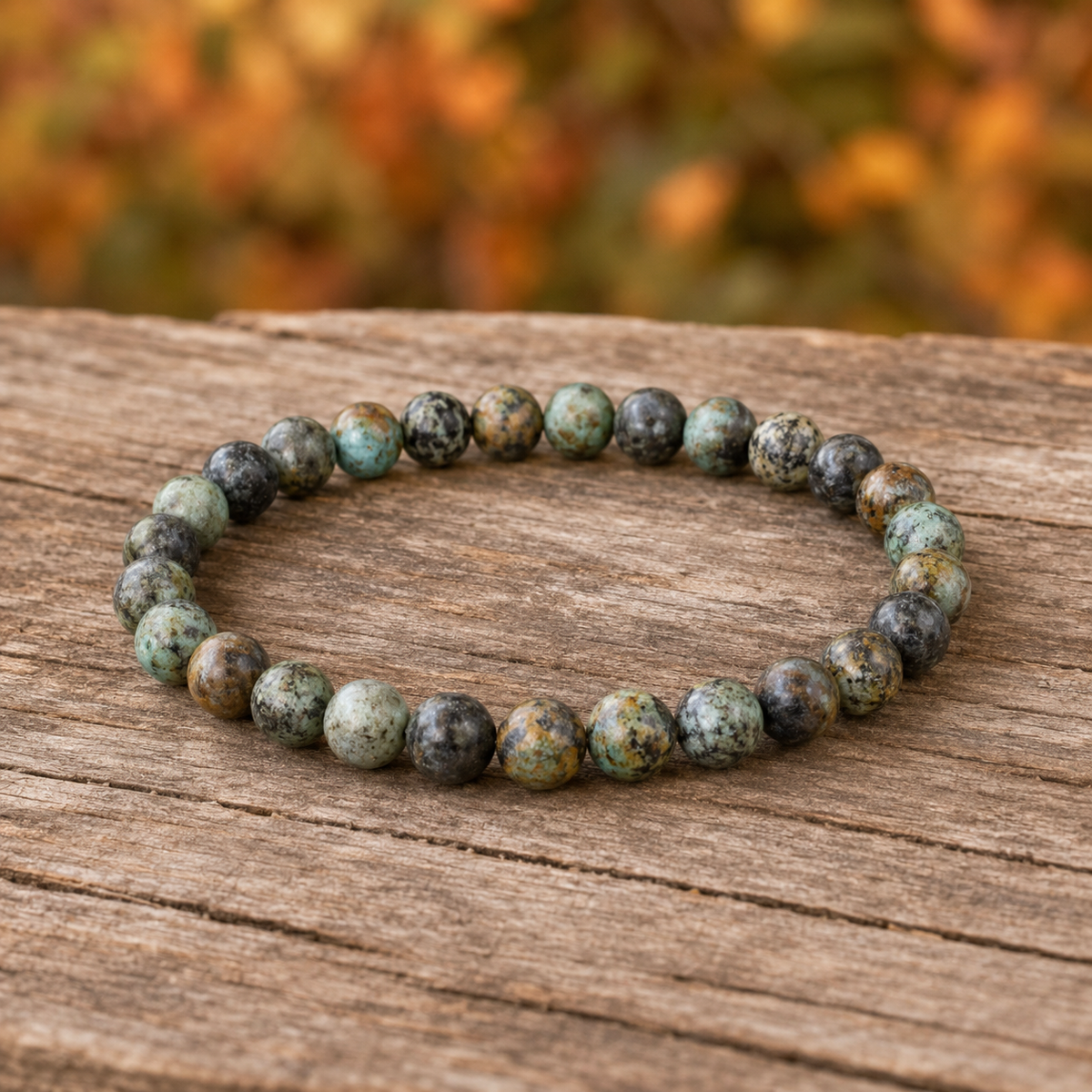 African Turquoise Bracelet (Transformation and Love).