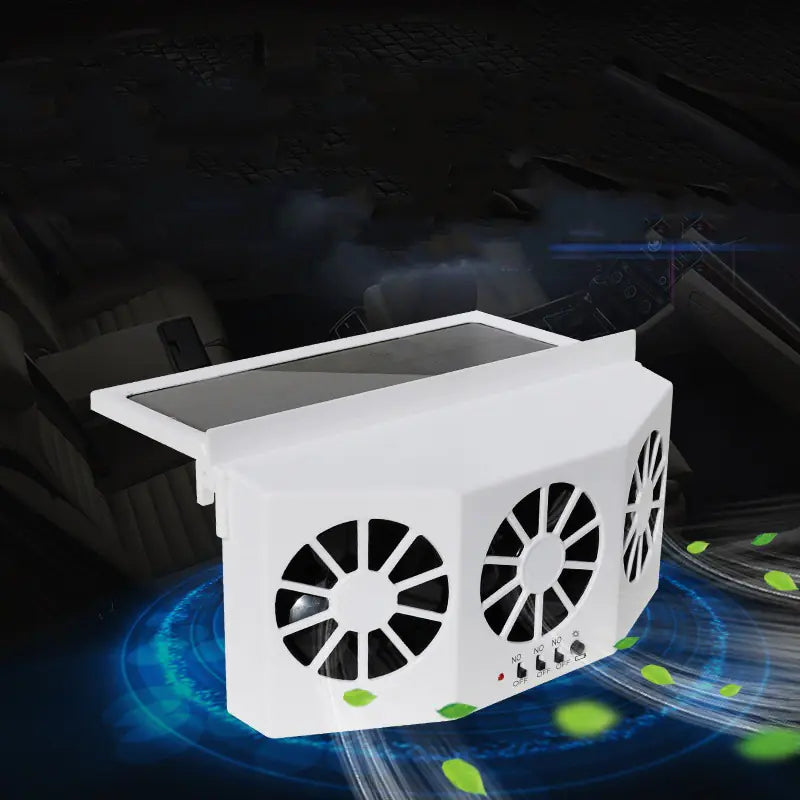 Solar Car Window Cooling Fan - 888