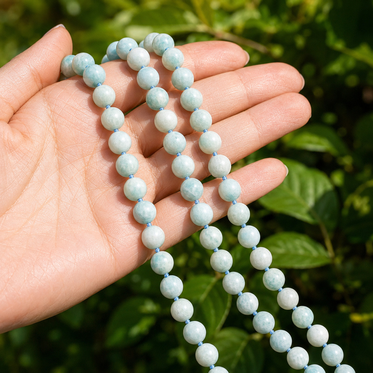 Amazonite Beads, Natural Crystal Round Beads 4mm to 10mm