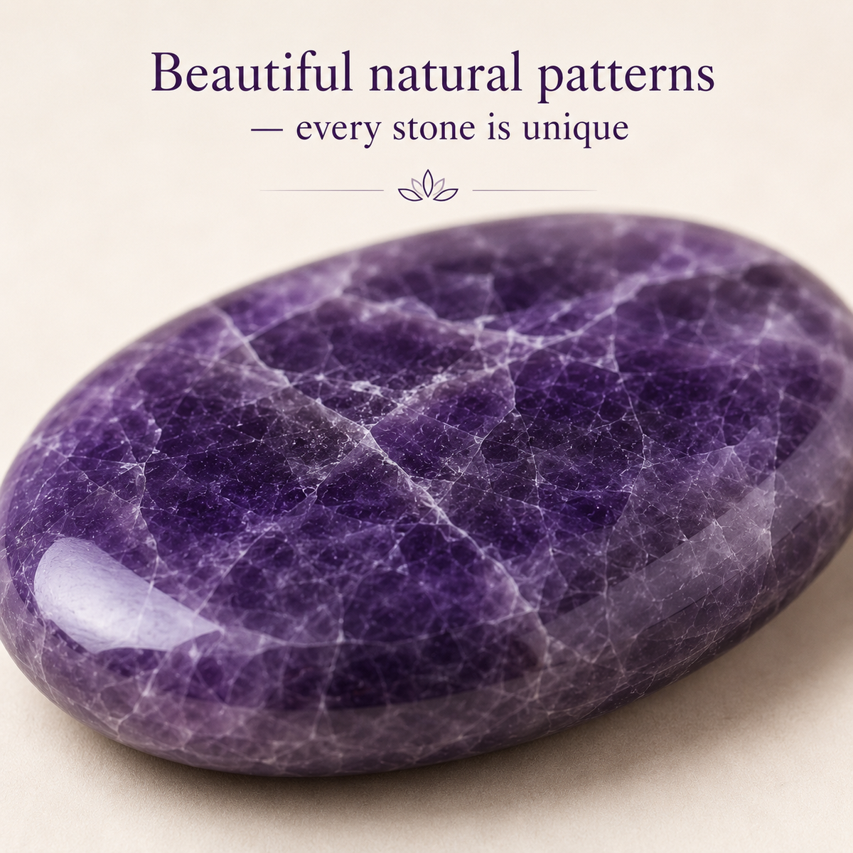 Amethyst Worry Pocket Stones