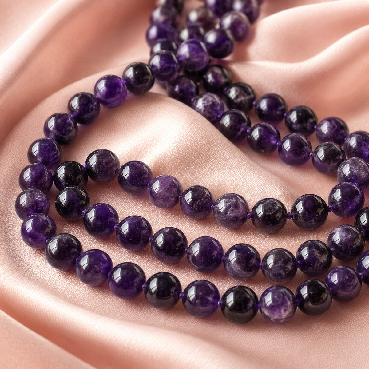 Amethyst Beads, Natural Round Crystal Beads 4mm to 14mm