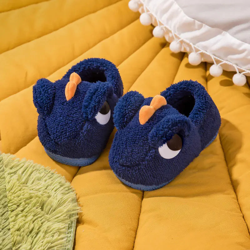 Warm Non-slip Dinosaur Cotton Slippers for Home- 888