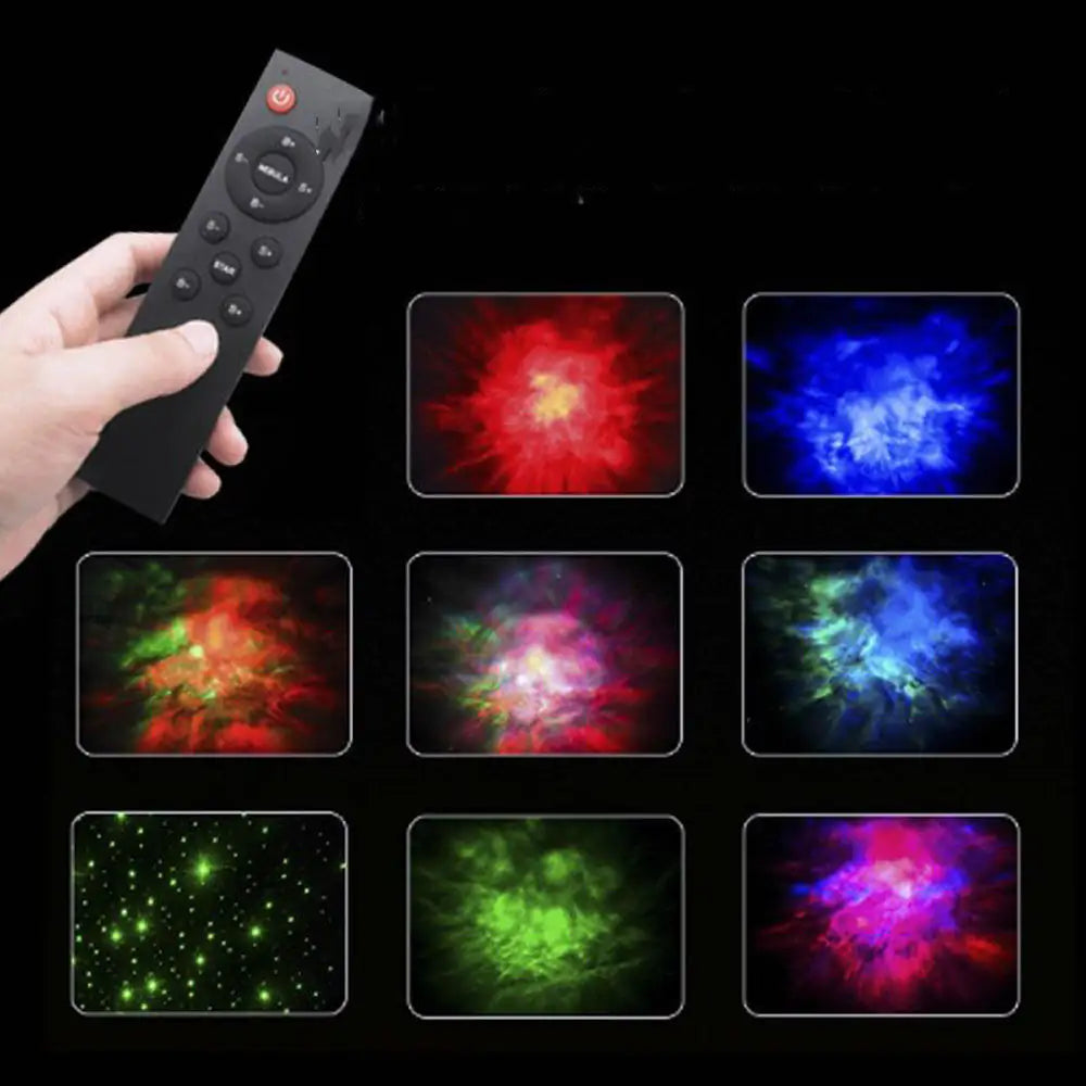 Creative Astronaut Galaxy Starry Sky Projector Nightlight USB Atmospher Bedroom Table Lamp - US seller