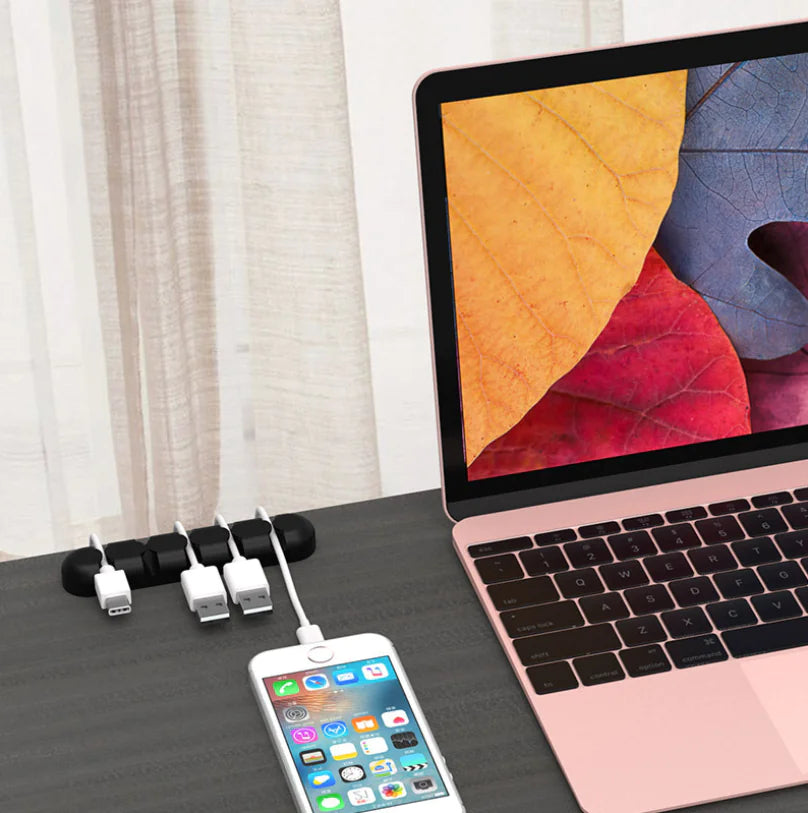 Cable Organizer Clips for Data Cords and Wires