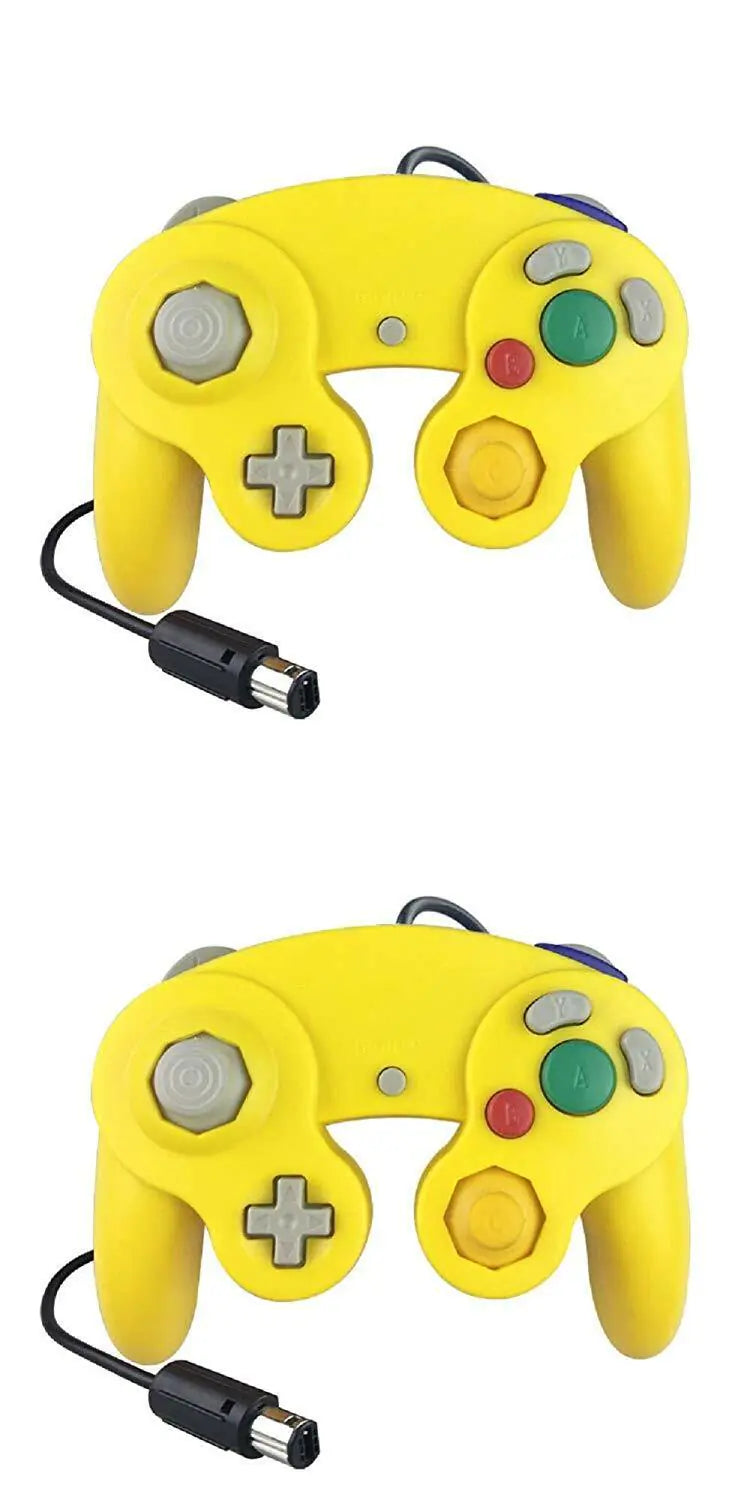2 Pack Wired NGC Controller Gamepad for Nintendo GameCube GC & Wii U Console USA
