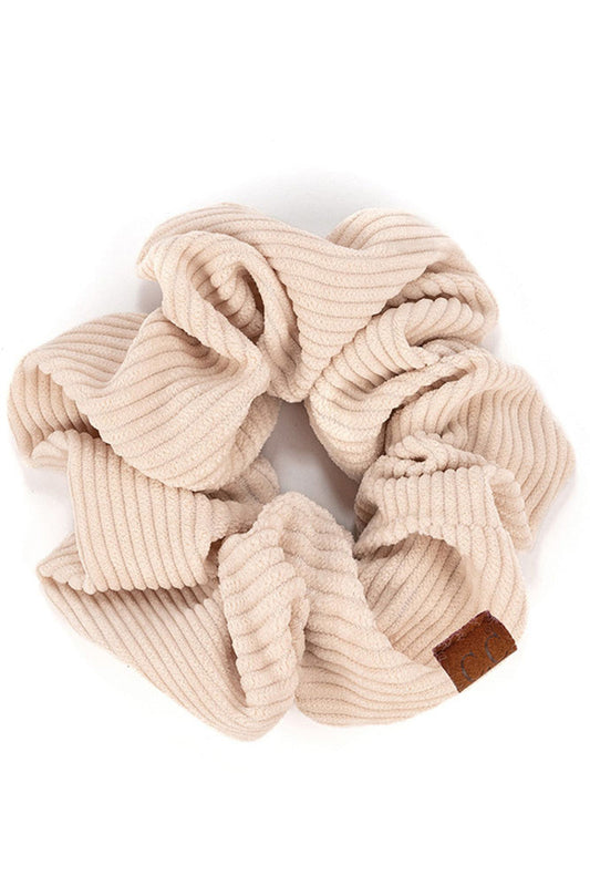 C.C Corduroy Solid Color Soft Scrunchies