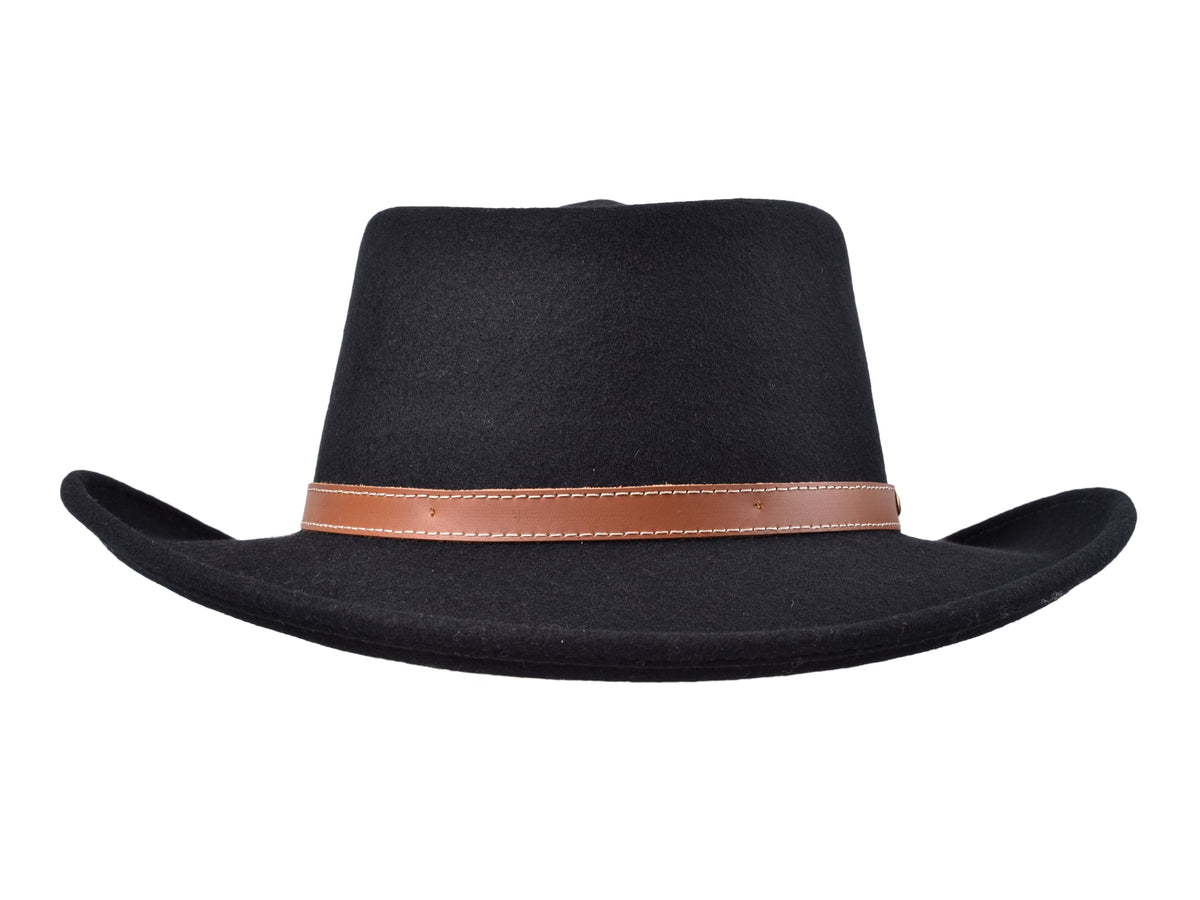 Outdoor Wool Felt Hat Merino Gambler