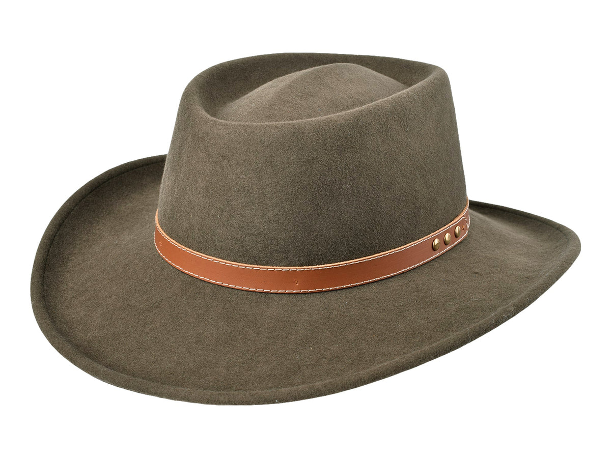 Outdoor Wool Felt Hat Merino Gambler