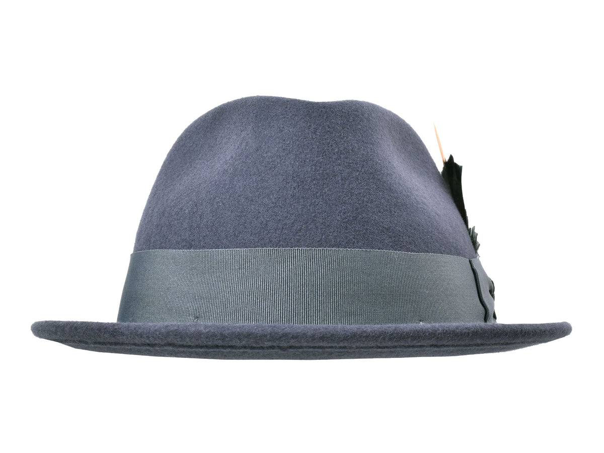 Wool Felt Fedora Hat Classic Roma Stingy