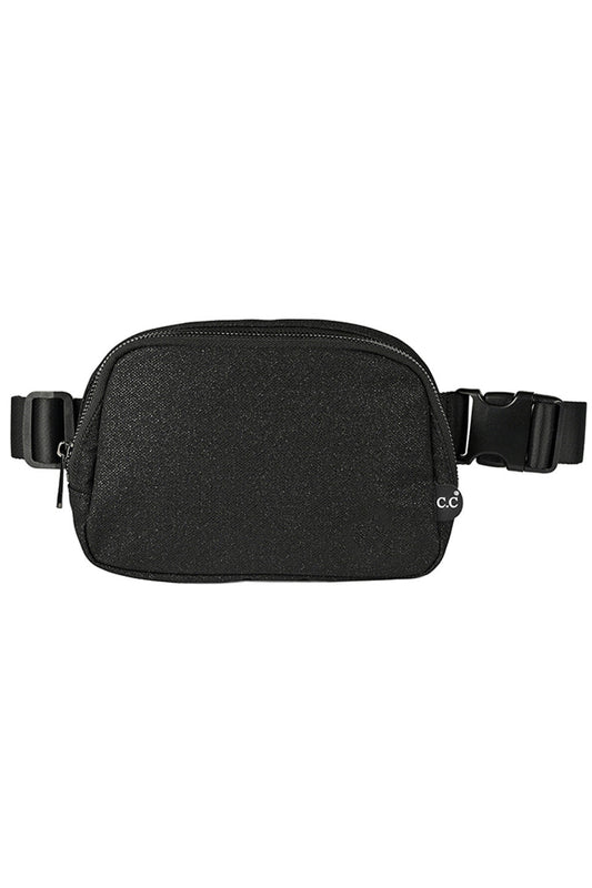 C.C Glitter Tiny Mesh Fanny Pack