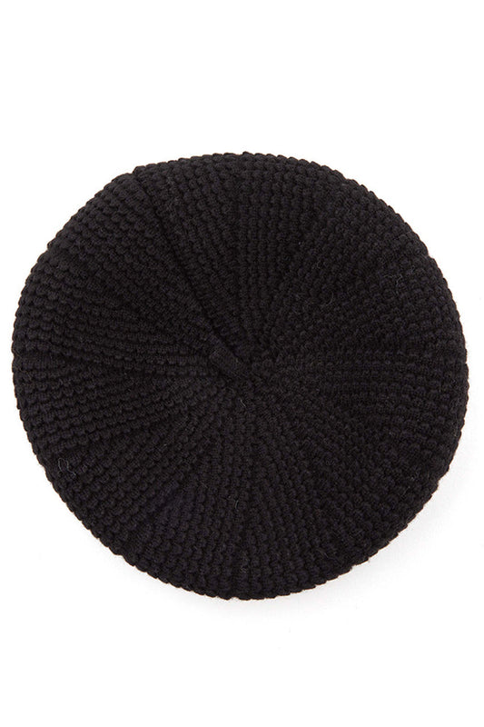 C.C SCALLOPED WAVE PATTERN BERET