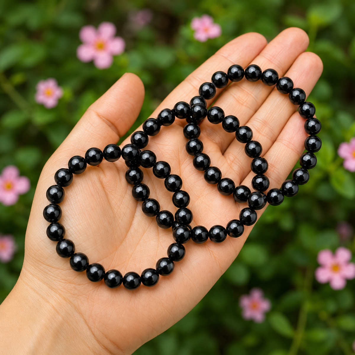 Black Tourmaline Bracelet(Resolution and Strength)