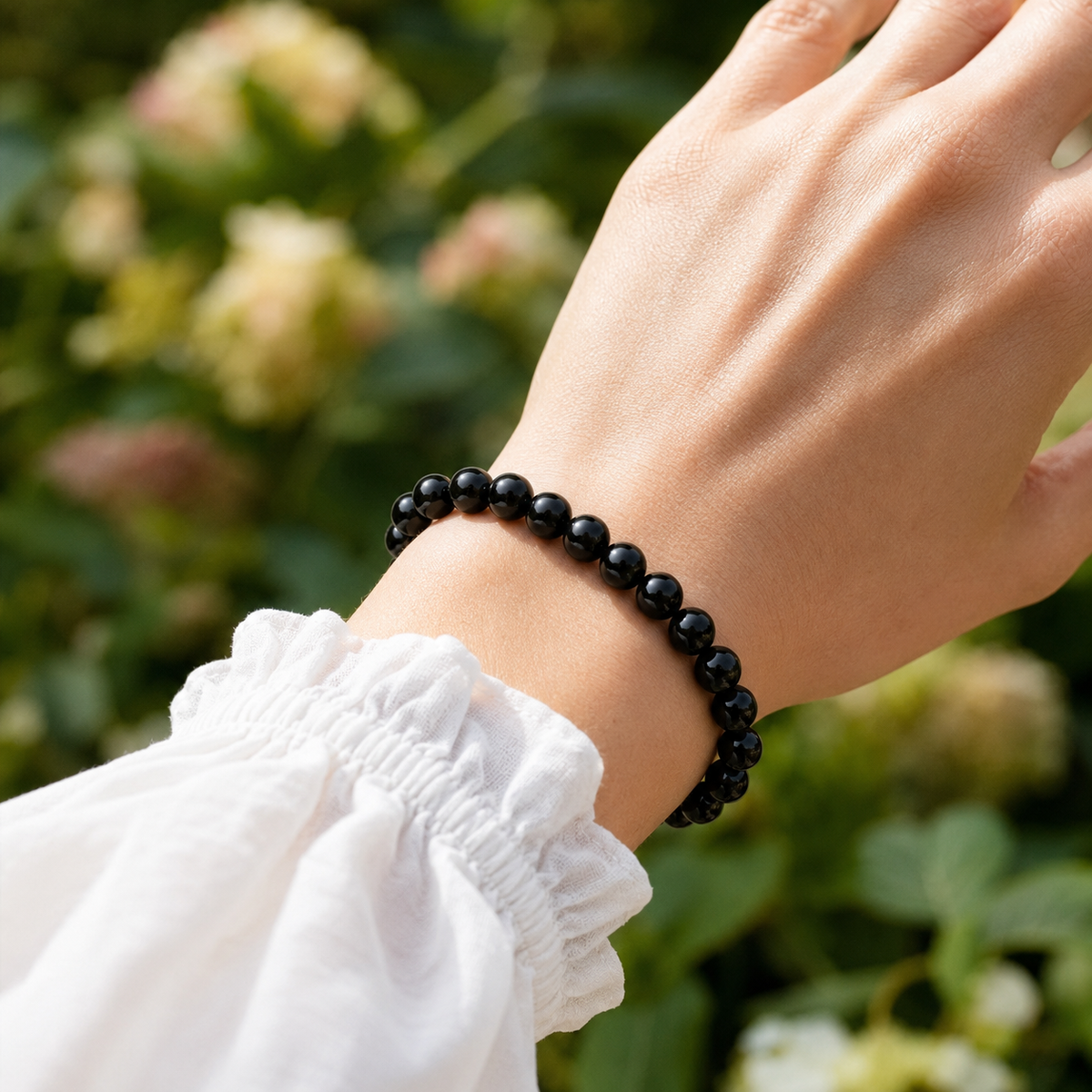 Black Tourmaline Bracelet(Resolution and Strength)