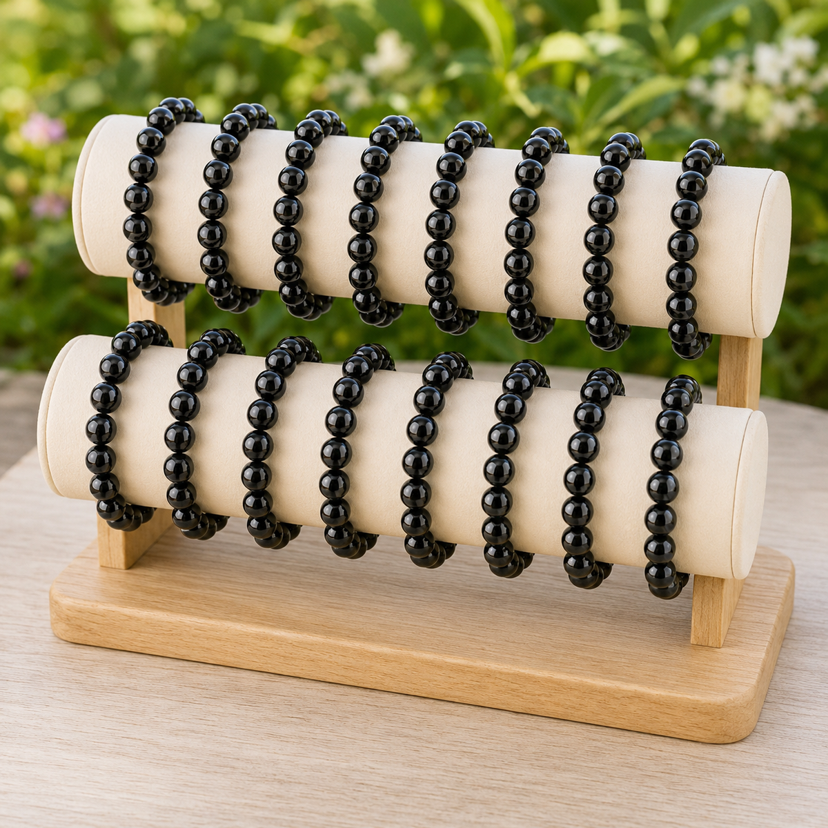 Black Tourmaline Bracelet(Resolution and Strength)