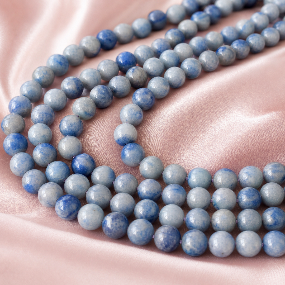Blue Aventurine Beads, Natural Round Crystal Beads 4mm to 12mm