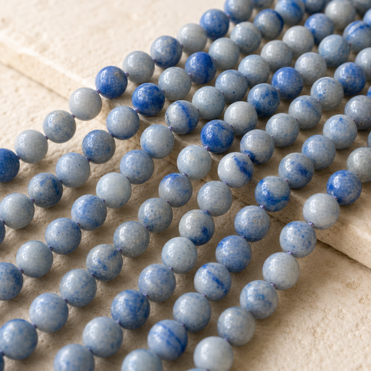 Blue Aventurine Beads, Natural Round Crystal Beads 4mm to 12mm
