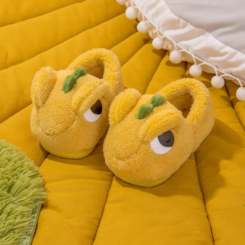 Warm Non-slip Dinosaur Cotton Slippers for Home- 888