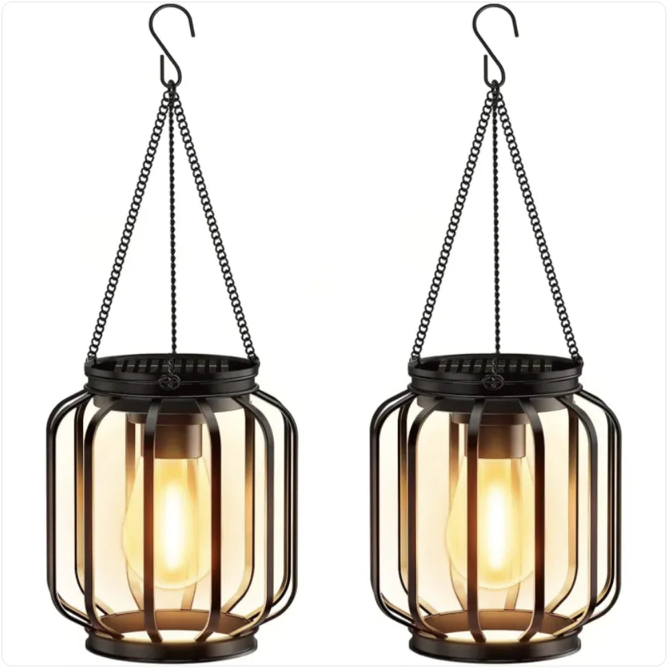Modern Solar-Powered Hanging Garden Lamp - 888