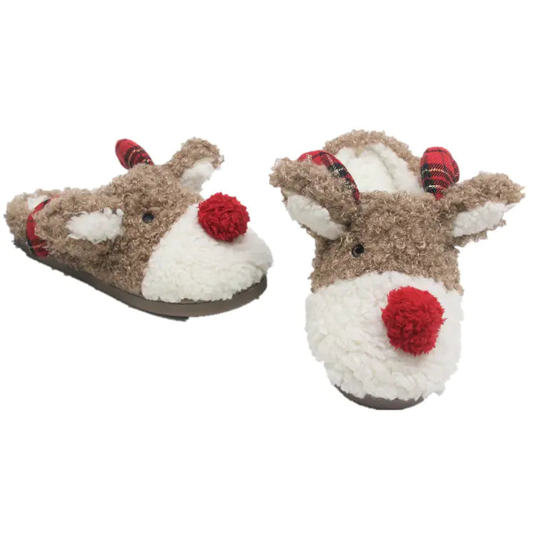 Cute Warm Elk Cotton Slippers - Anti-skid & Waterproof- 888