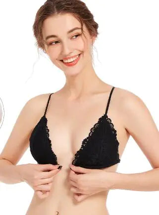 Lace Wireless French Bra for Women by BOTHYOUNG - Lingerie